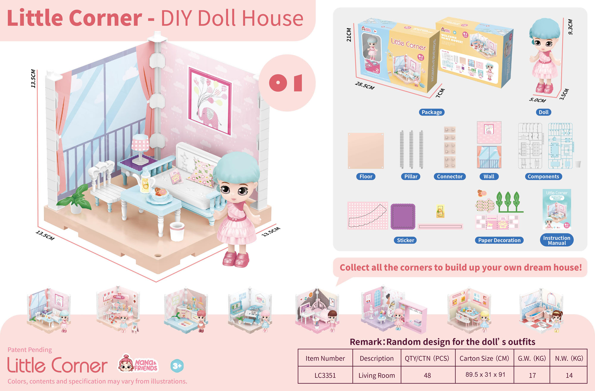 DIY Play House With Surprise Doll